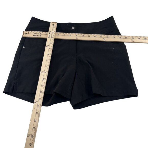 Slazenger Women's Golf Shorts Size 2 Black Polyester Spandex Blend - Picture 2 of 6